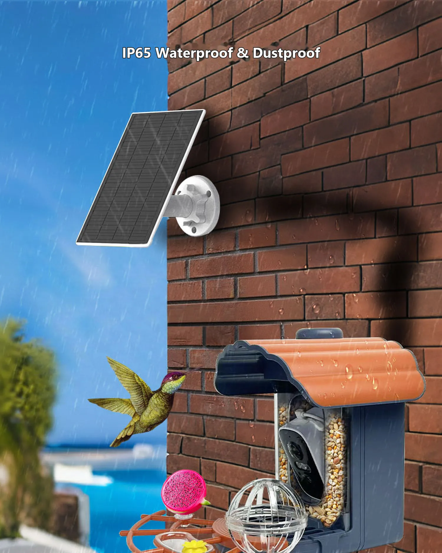 IP65 waterproof and dustproof housing