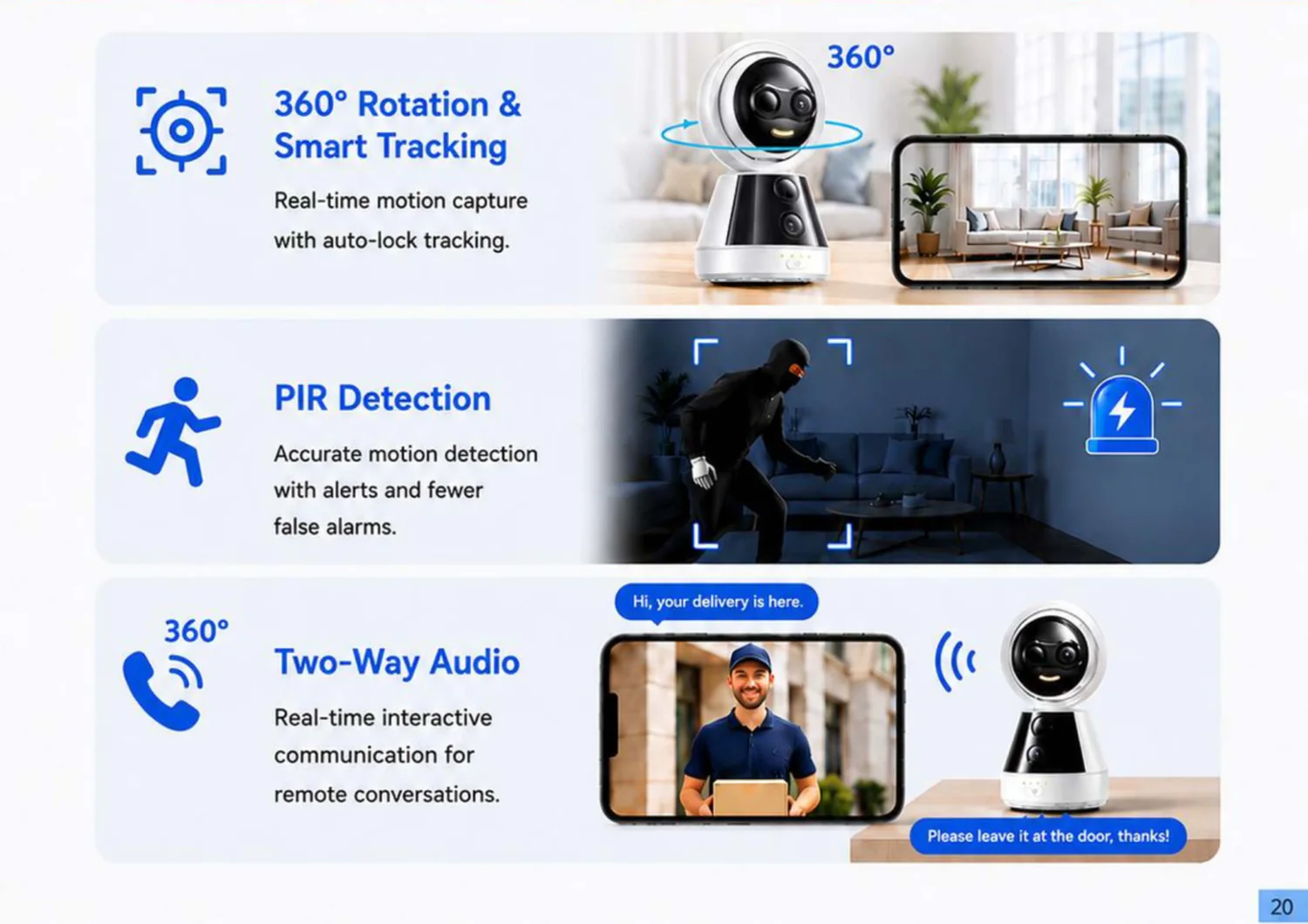 dual-lens battery bullet and PTZ camera — key selling points and features