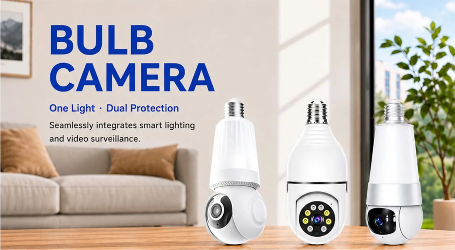 E27 bulb camera — product overview