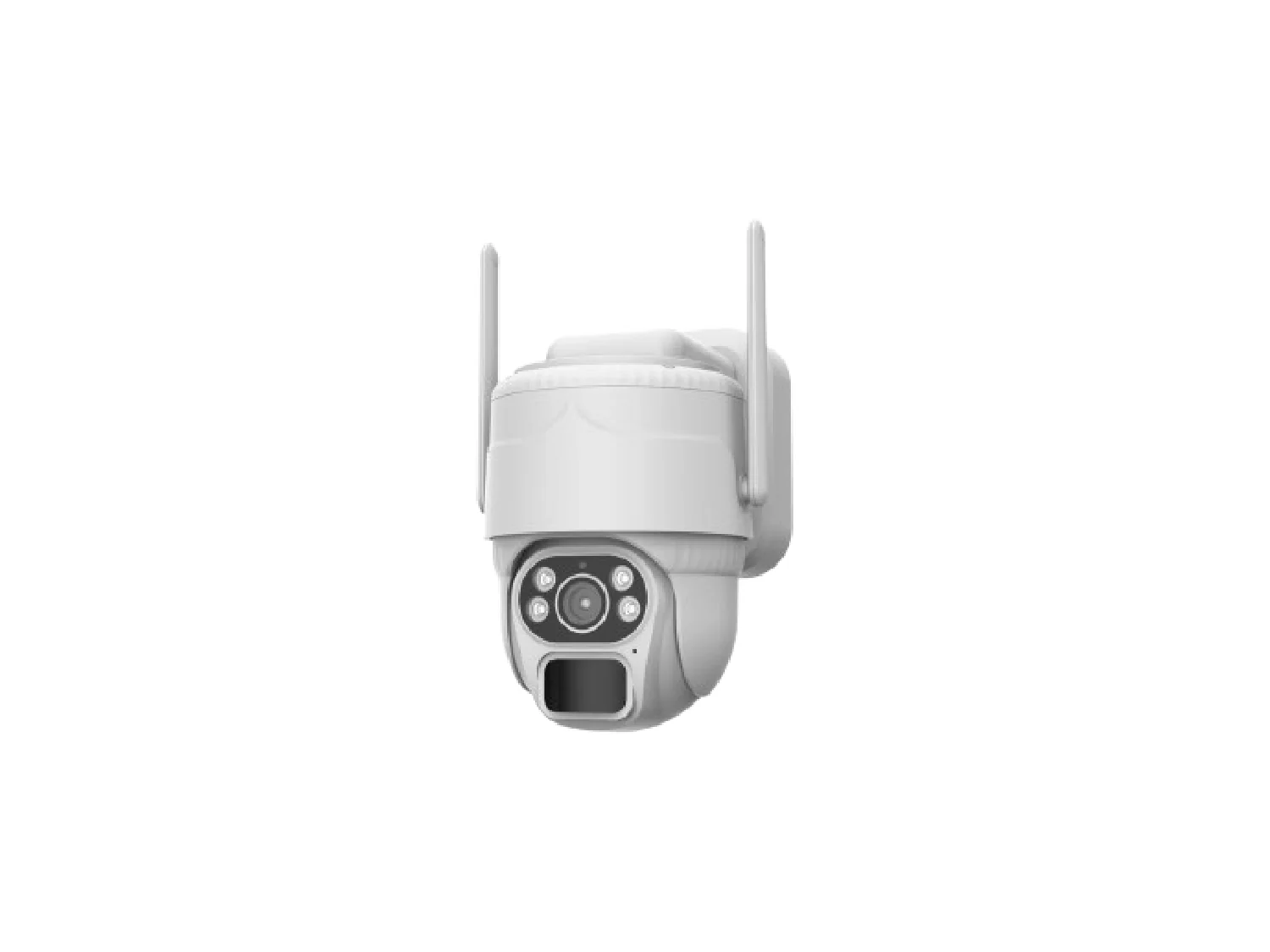 dual-lens bullet and PTZ camera — alternate housing in the same range