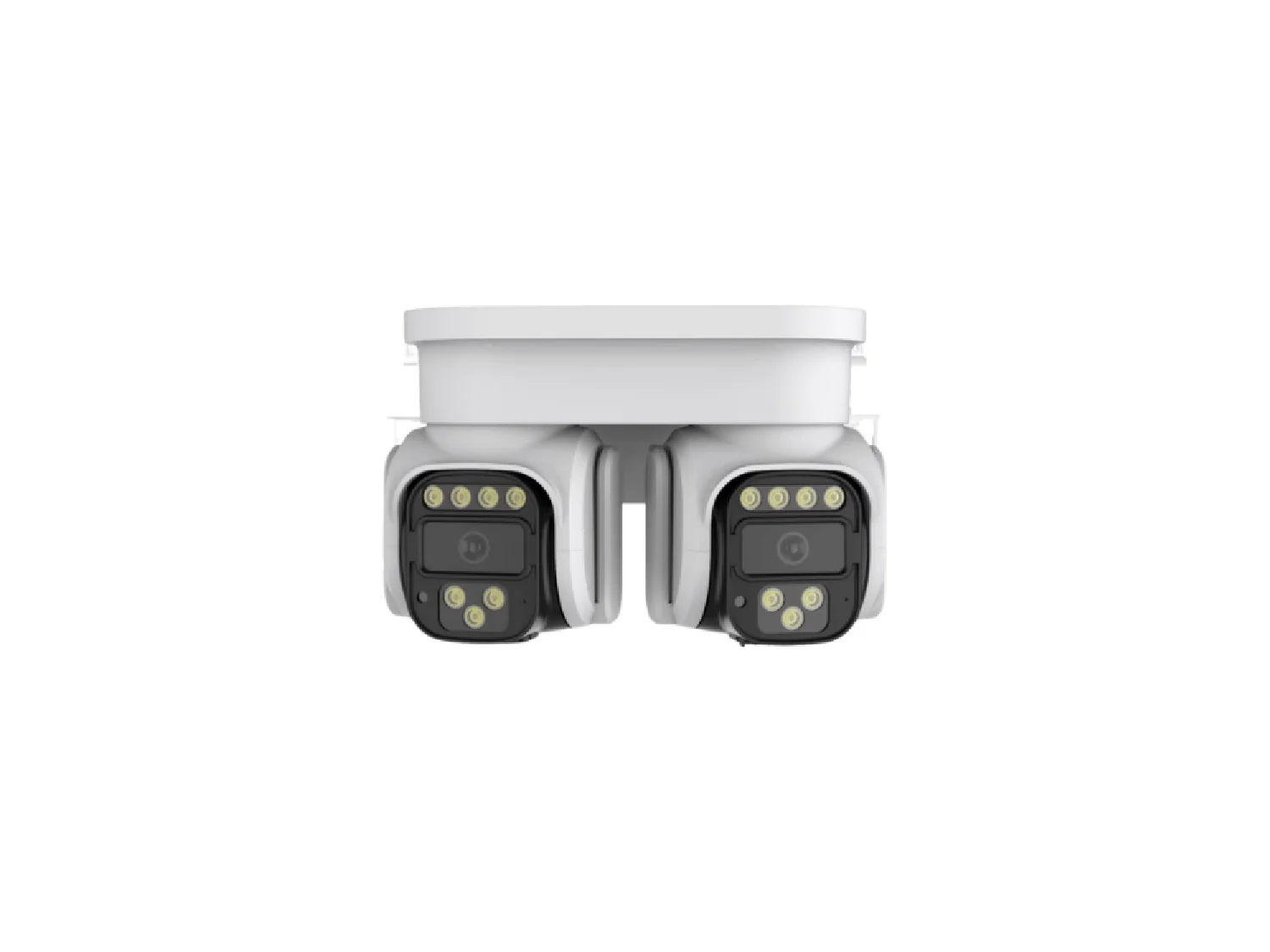 triple-lens bullet and PTZ camera — alternate housing in the same range