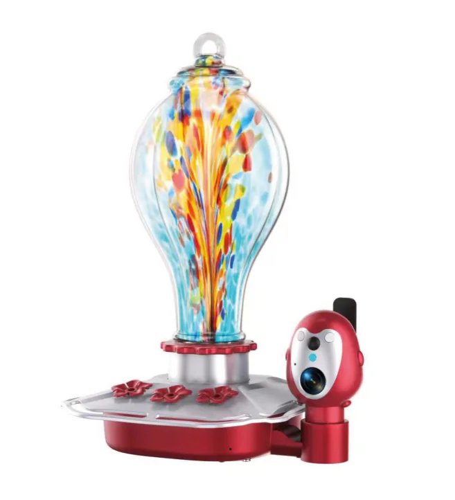 NewaSmart BW2-2 — BW2-2 Glass Hummingbird Feeder Camera