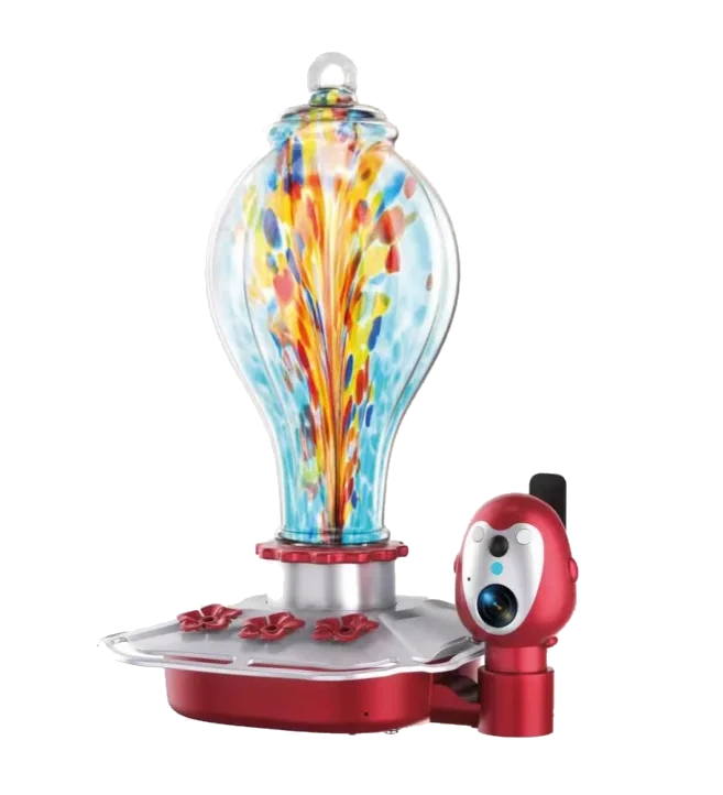 NewSmartTech BW2-2 — BW2-2 Glass Hummingbird Feeder Camera