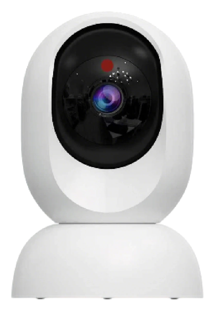 C19 laser pet camera, white indoor pan and tilt camera with laser pointer for cats and dogs
