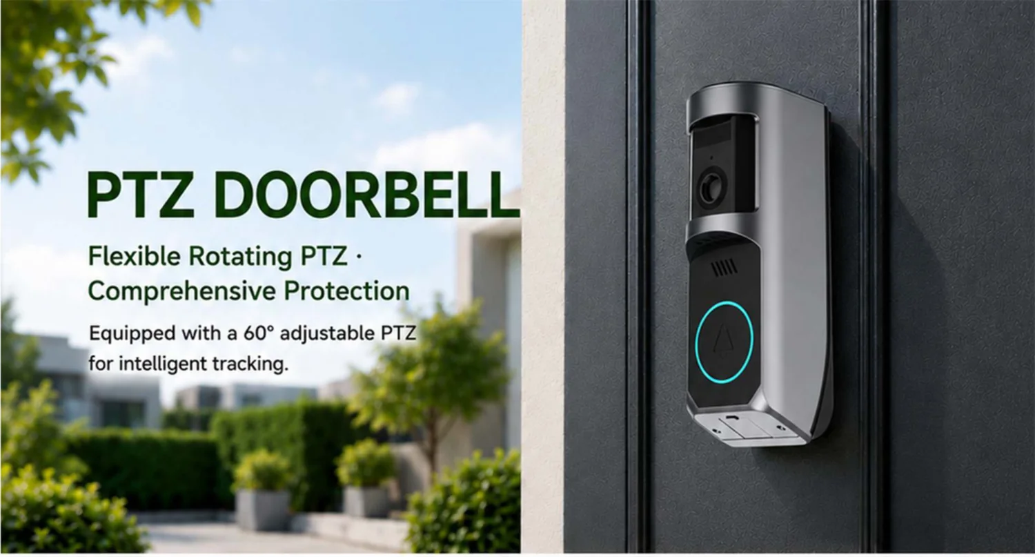 PTZ video doorbell — product overview