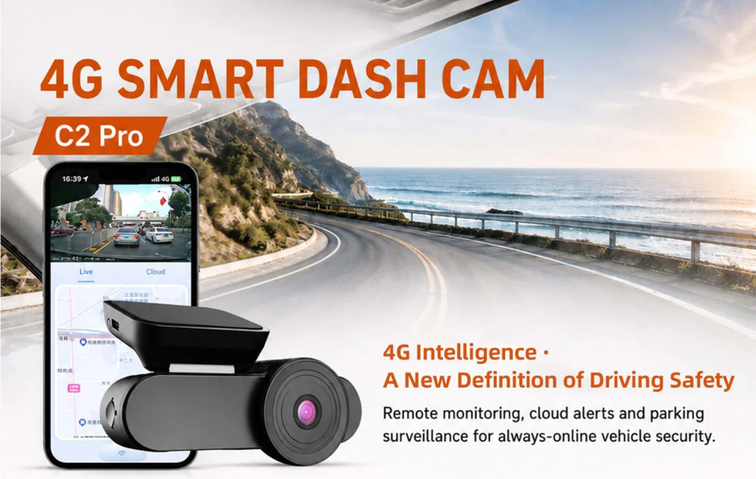 4G smart dash cam — product overview