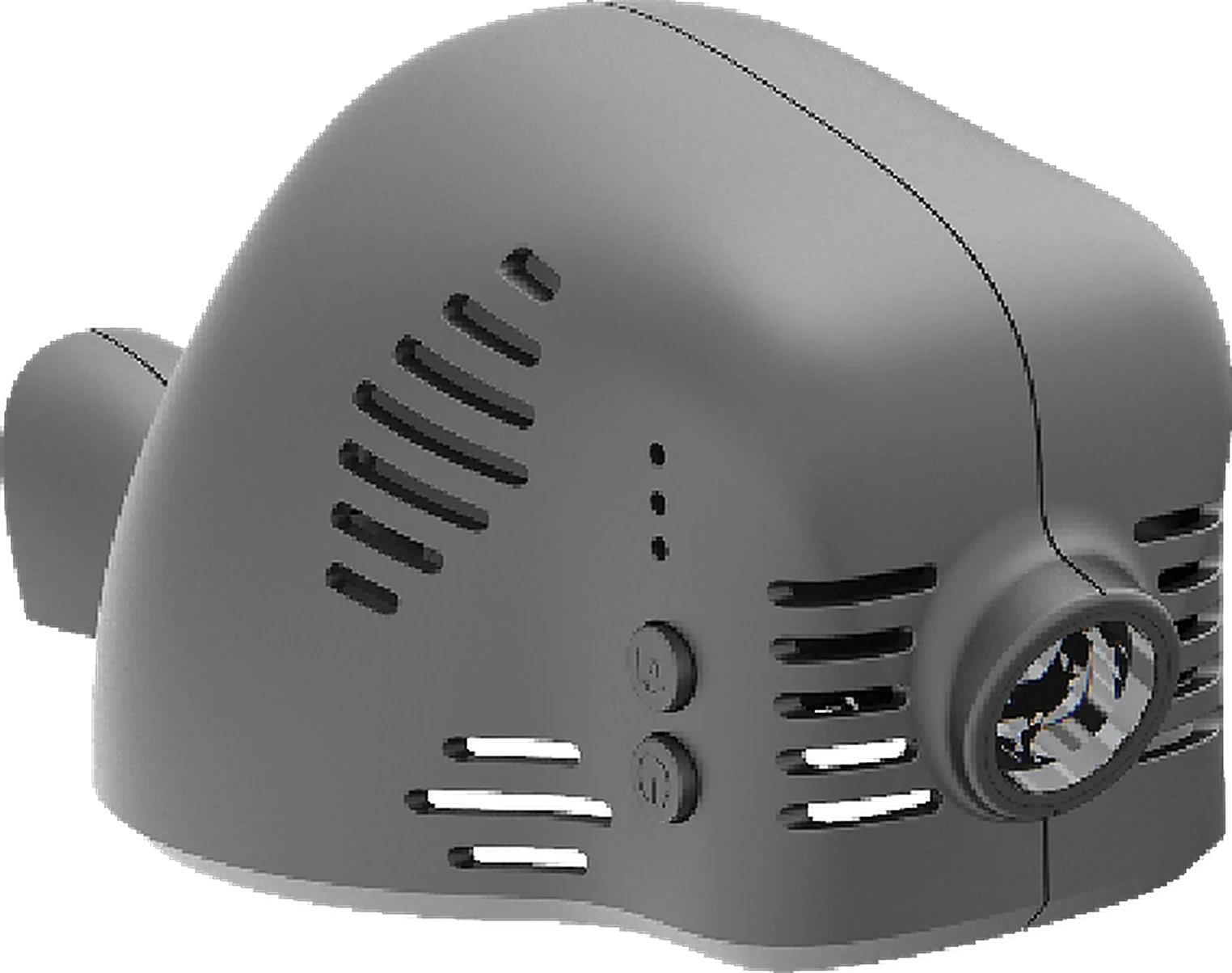 vehicle-specific 4G dash cam, studio white background, front view