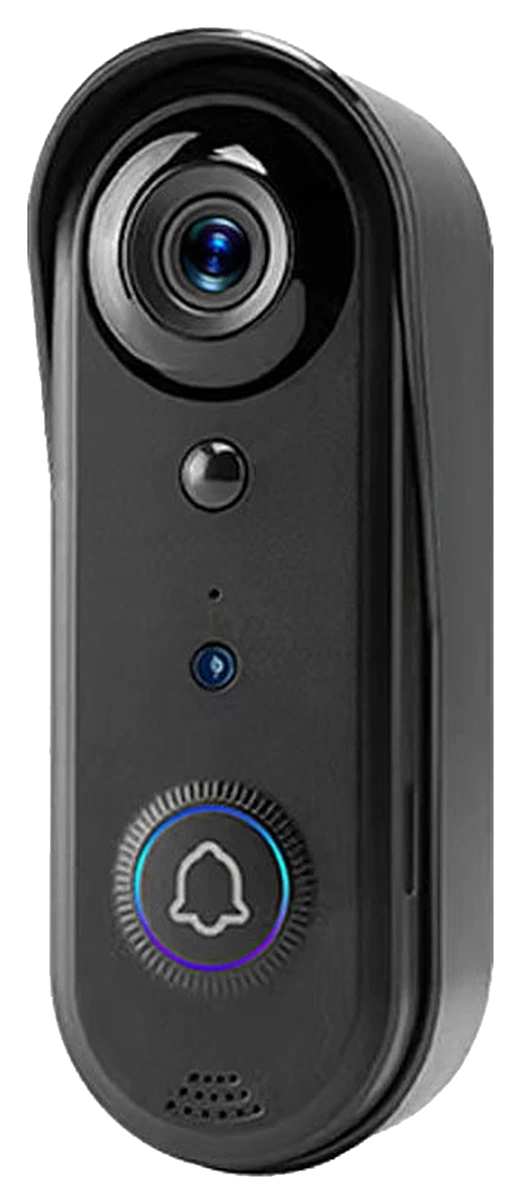 J2 wireless video doorbell camera, 1080p HD, IP65, front view