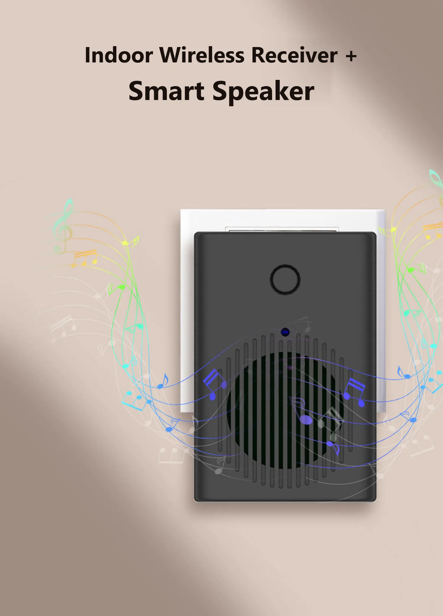 Indoor wireless receiver and smart speaker