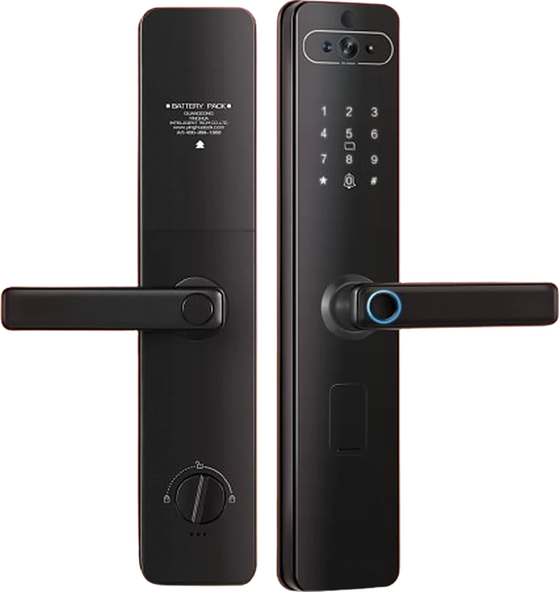 one-grip video lock, studio white background, front view