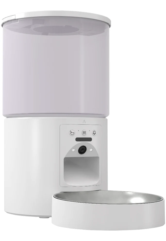 NewSmartTech PF2 — PF2 Single-Bowl Video Pet Feeder, 4 L