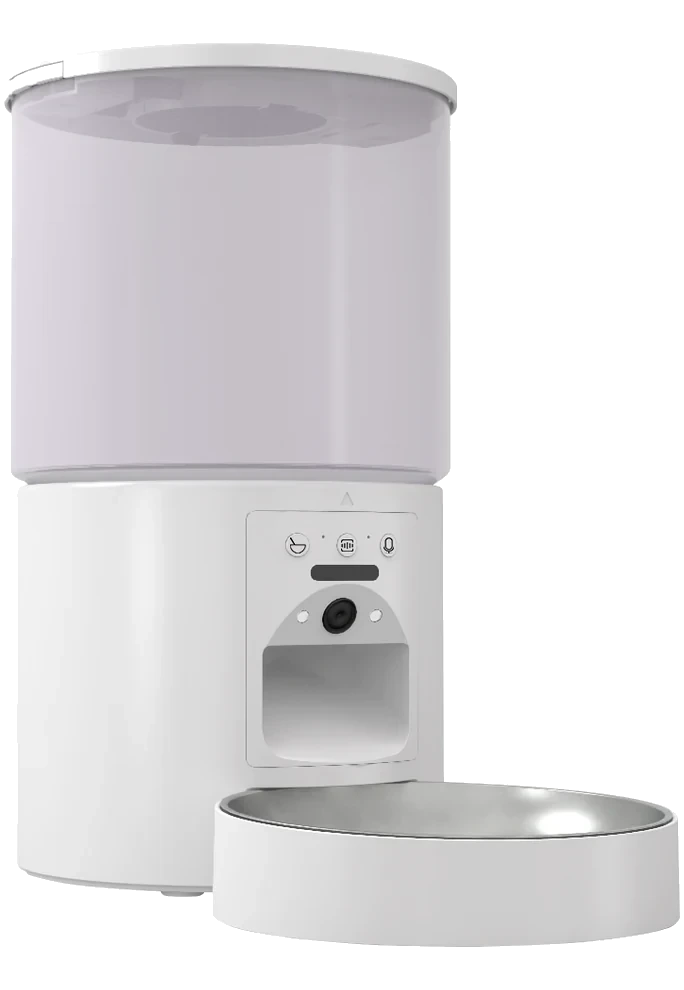 NewSmartTech PF2 — PF2 Single-Bowl Video Pet Feeder, 4 L