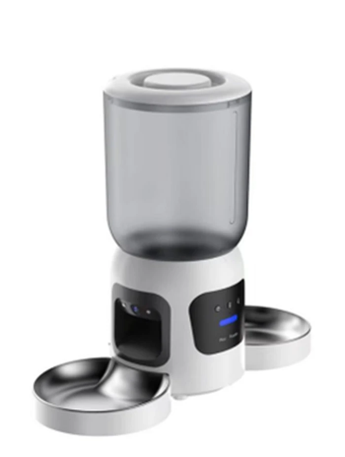 NewaSmart PF5 — PF5 Dual-Bowl Video Pet Feeder, 6 L