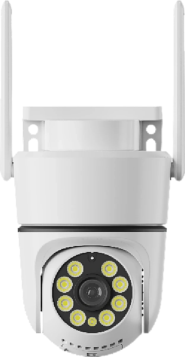 starlight full-colour camera, studio white background, front view