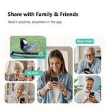 Share the feeder with family and friends in the app