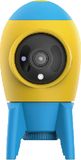 AB1-1 AI study companion camera for kids in yellow and blue, 4 MP posture camera