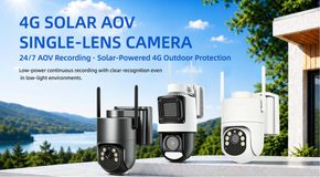 4G solar AOV single-lens camera — product overview