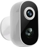 wire-free battery camera, studio white background, front view