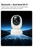C19 Bluetooth pairing and dual-band Wi-Fi, 2.4 GHz for range and 5.8 GHz for speed