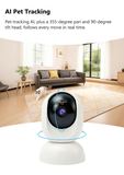 C19 AI pet tracking with 355-degree pan and 90-degree tilt head