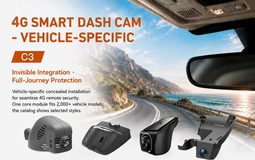 vehicle-specific 4G dash cam — product overview