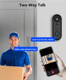 Two-way talk with a delivery driver through the J2 app