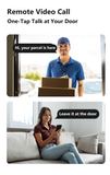 Remote video call with a visitor at the door