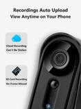 Recordings auto-upload to cloud and card
