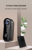 J5 smart video doorbell with wireless receiver, ultra-wide view