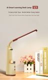 L1 AI Smart Learning Desk Lamp cover: protects kids' eyes, builds better study habits, one-touch call, posture alert, study stats and eye-care light